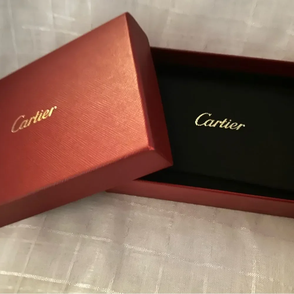 Cartier Leather Wallet - Burgundy